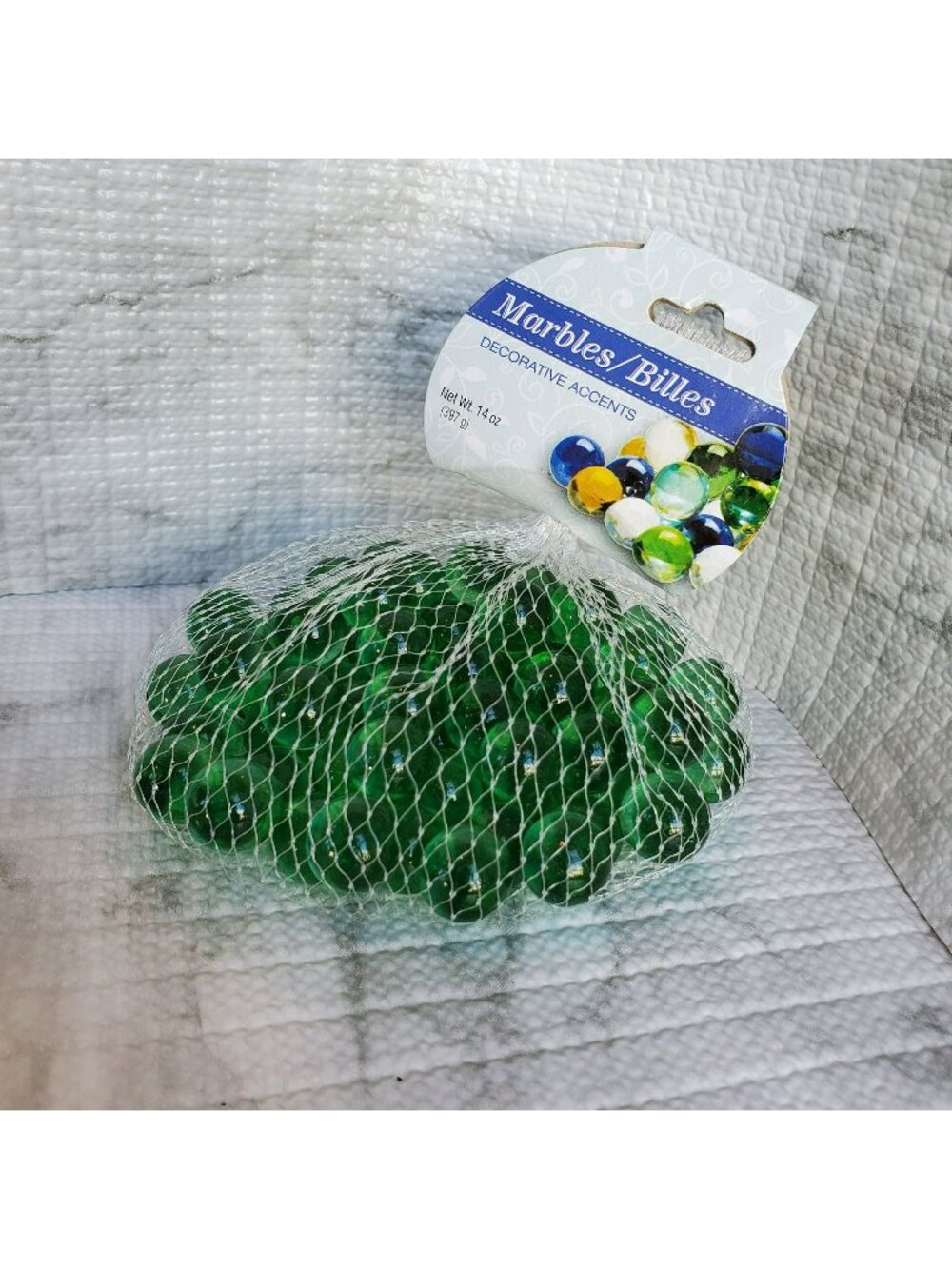 Green Marbles, Green Glass Gems, Decorative Accents, Soil Topper, Vase Filler
